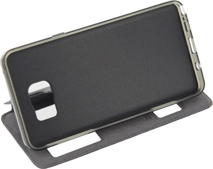 Actual product image Puloka Flip Case Samsung Galaxy Note 5 Black (Samsung Galaxy Note 5)