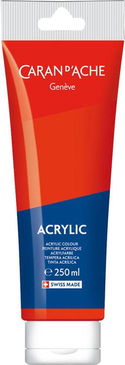 Actual product image Caran d'Ache Acrylic (Vermilion, 250 ml)