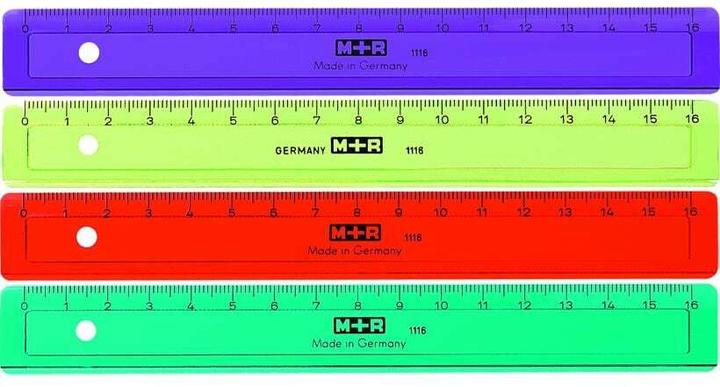 Produktbild M+r TREND COLOUR - Flachlineale (16 cm)