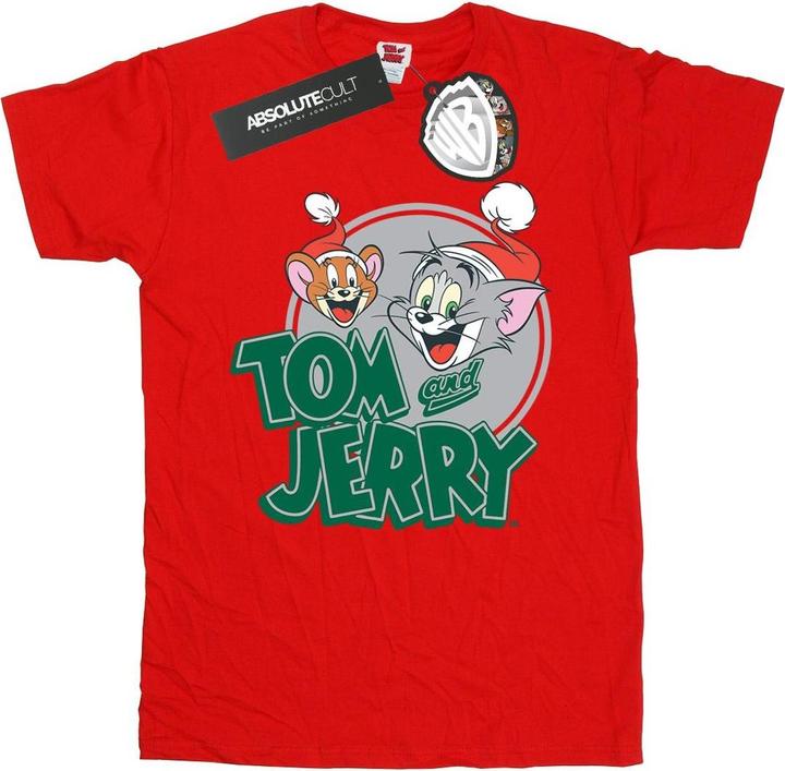 Tom & Jerry Christmas Greetings TShirt (M)