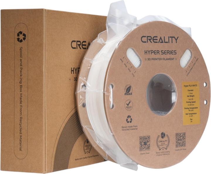 Actual product image Creality Filament PLA Hyper (PLA, 1.75 mm, 1000 g, White)