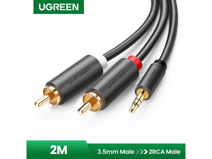 Actual product image Ugreen 3.5mm Klinke — 2x Cinch (2 m, 3.5mm jack (AUX))