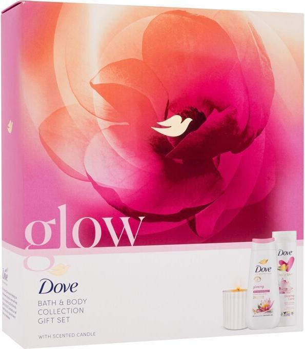 Dove Glow Candle Körperpflege-Geschenkset (Körperpflegeset)