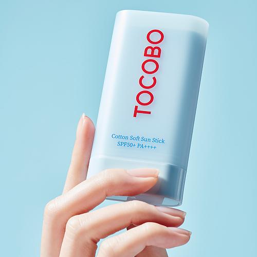 Actual product image Tocobo Cotton Soft Sun Stick (Suntan cream, SPF 50, 19 g)