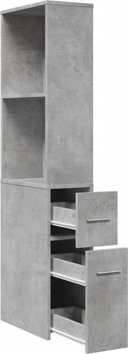 Produktbild VidaXL Badschrank Schmal mit Rollen (22 x 41 x 135 cm)