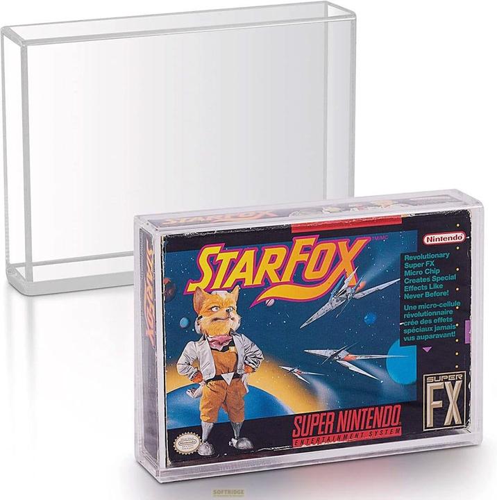 Image du produit Evoretro Boîtier acrylique pack de 2 pour jeux SNES/N64 (DSi XL)