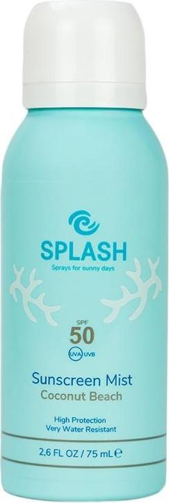 Splash Coconut Beach Sunscreen Mist SPF 50 75 ml (Sonnencreme, SPF 50, 75 ml)