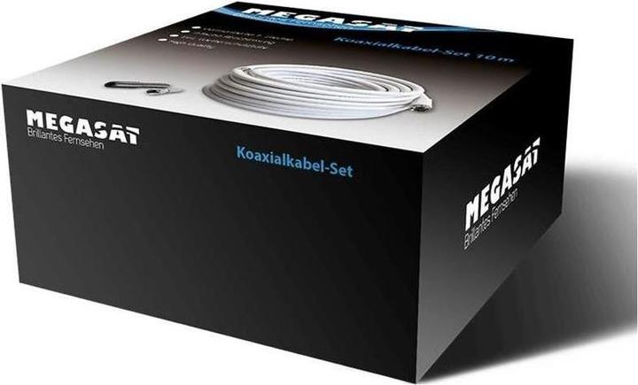 Immagine prodotto Megasat 100146 Cavo coassiale 20 m F Bianco (110 dB, Cavi antenna)