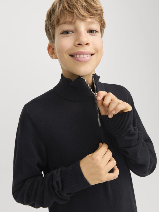 Actual product image Jack & Jones Jjeemil Knit Half Zip Noos Jnr (128)
