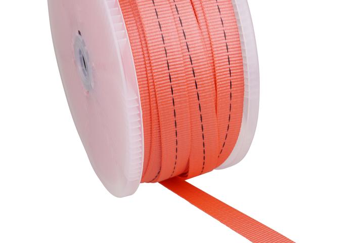 Produktbild Mamutec Polyester Gurtband rot 25 mm, 100 m