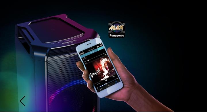 Actual product image Panasonic Bluetooth Speaker SC-TMAX5EG-K Black (Electrical connection)