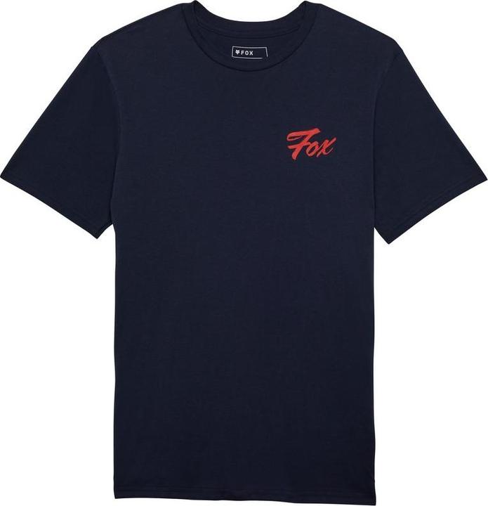 Actual product image Fox Tee 24 Scripted Ss Prem Mdnt (M)