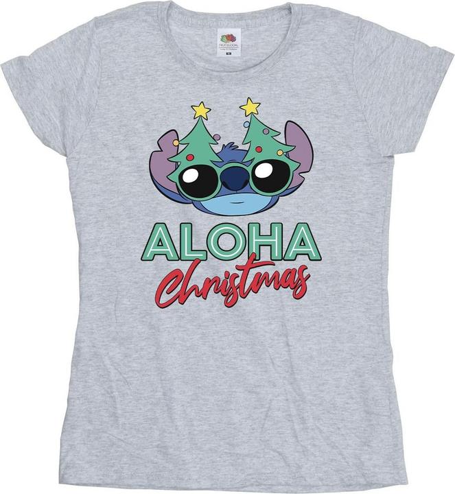 Disney Lilo And Stitch Christmas Tree Shades TShirt (L)