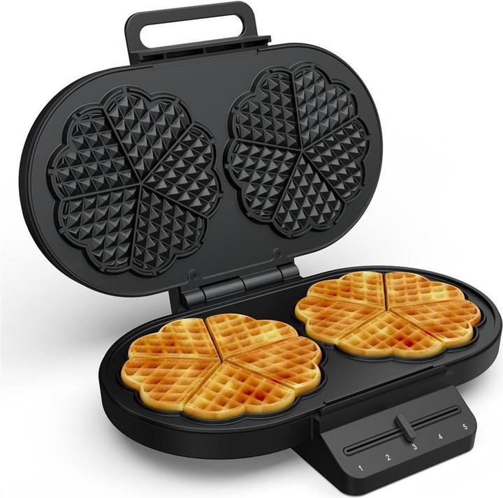 Actual product image Princess Doppel-Waffeleisen Antihaftbeschichtung, BPA-frei, Überhitzungsschutz (EU plug)