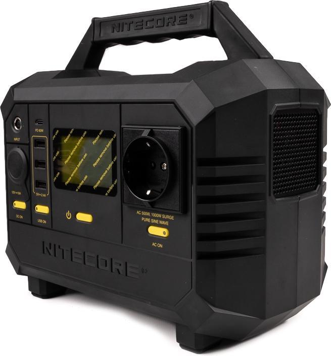 Actual product image Nitecore NES500 tragbares Stromaggregat fÃ¼r draussen (518 Wh)