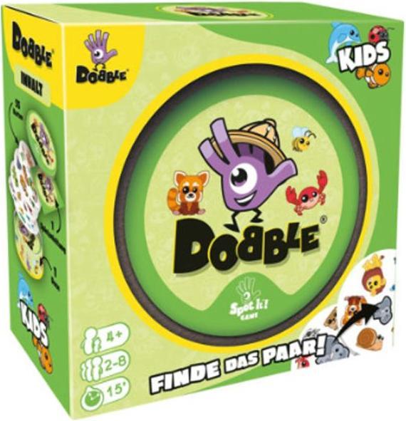 Actual product image Asmodée Dobble Kids animals (English, French, German, Italian, Swiss German)