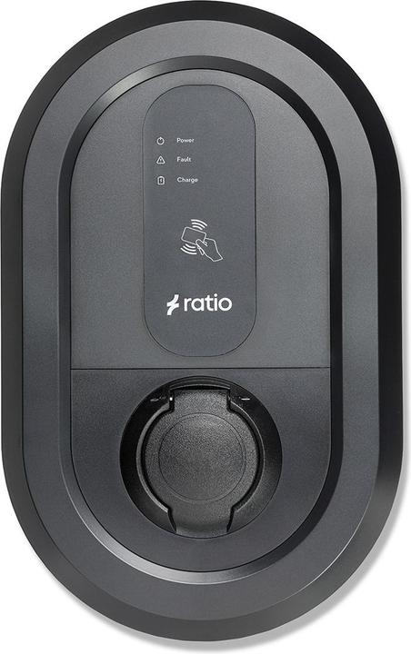 Image du produit Ratio Electric io6 Laadstation Socket 3 fase 16-32A (Type 2, 22 kW, 32 A)