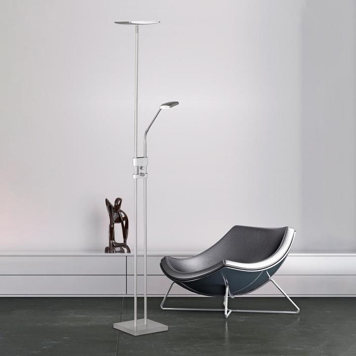 Produktbild Dönges LED-Deckenfluter mit flexibler Leseleuchte, Höhe 180 cm (1630 lm)