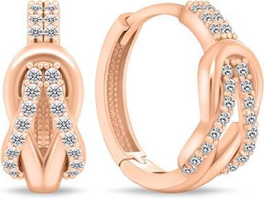 Brilio Silver - Stylish long gold plated earrings EA1037Y