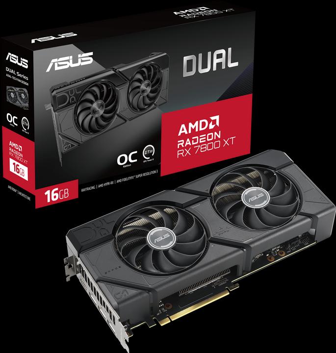 Produktbild ASUS DUAL Radeon RX 7800 XT OC (16 GB)