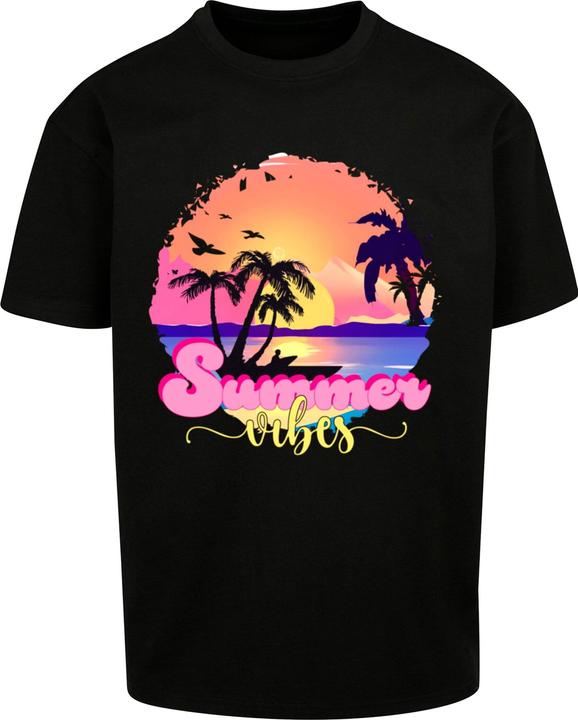 Actual product image Merchcode Summer Vibes Sunset Heavy Oversized Tee - 117175 (M)