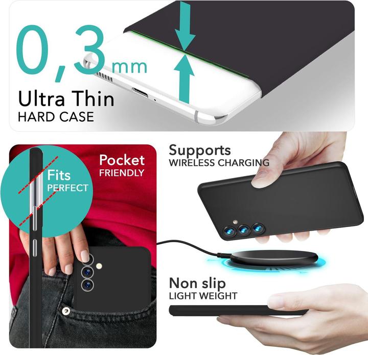 Immagine prodotto Nalia Custodia rigida estremamente sottile da 0,3 mm opaca (Samsung Galaxy S24+)