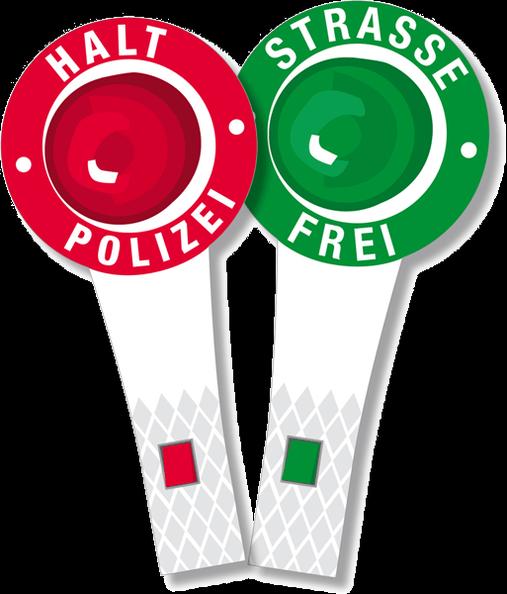 Produktbild DH-Konzept Polizeikelle Spiel & Mitgebsel 6er Pack