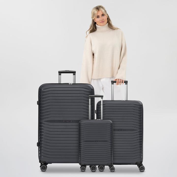 Image du produit Stratic Shine Ensemble de valises à 4 roulettes 3 pièces (193 l, XL (à partir de 115l))