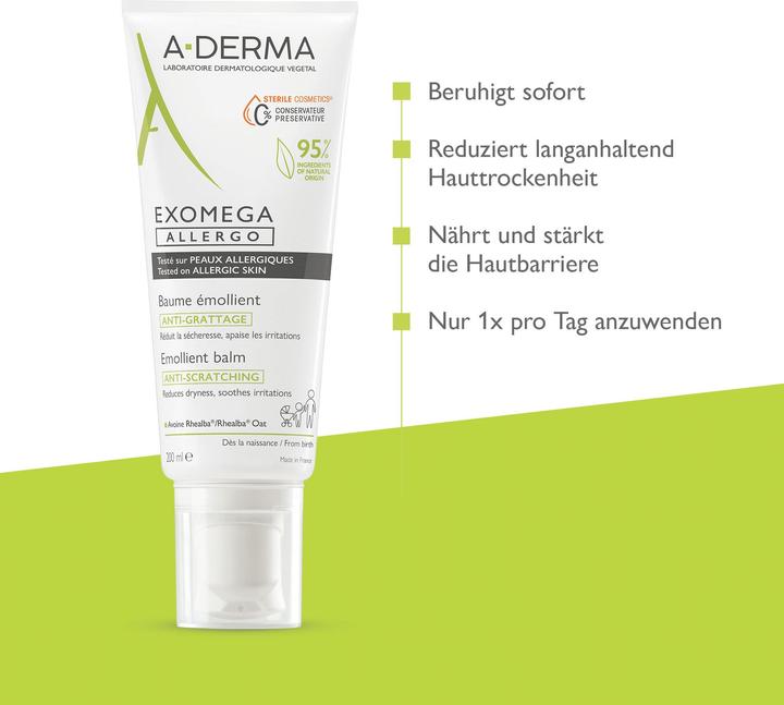 Immagine prodotto A-Derma EXOMEGA ALLERGO Balsamo (Latte corpo, 200 ml)