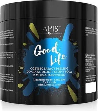 Actual product image Apis Natural Cosmetics Good Life Peeling for Body Parts, Long and Stoppe 700g