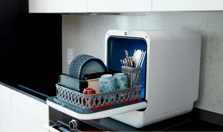 Image du produit Daan Tech Lave-vaisselle de table Bob blanc mat