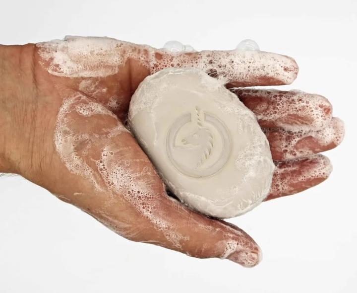 Produktbild Unicorn Haarseife Apfel & Goethe-Pflanze 100 g (Festes Shampoo)