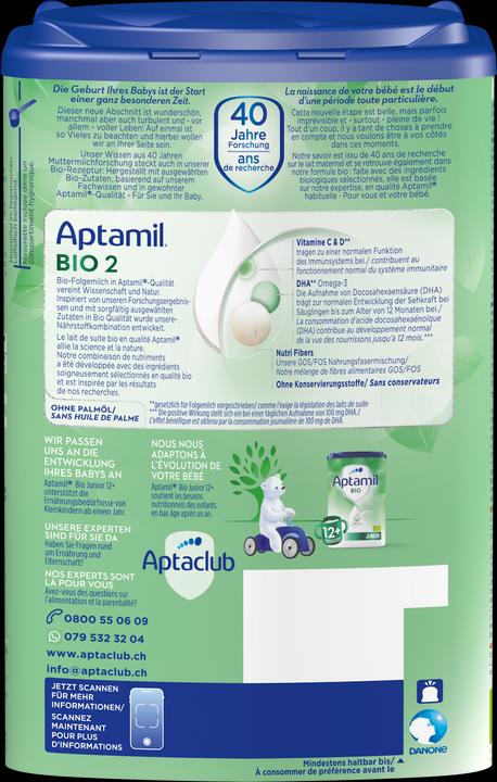 Produktbild Aptamil Bio 2 (882 g, ab 6 Monaten)