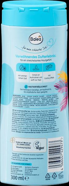 Nutritional values and ingredients dm Balea After-Sun (300 ml)