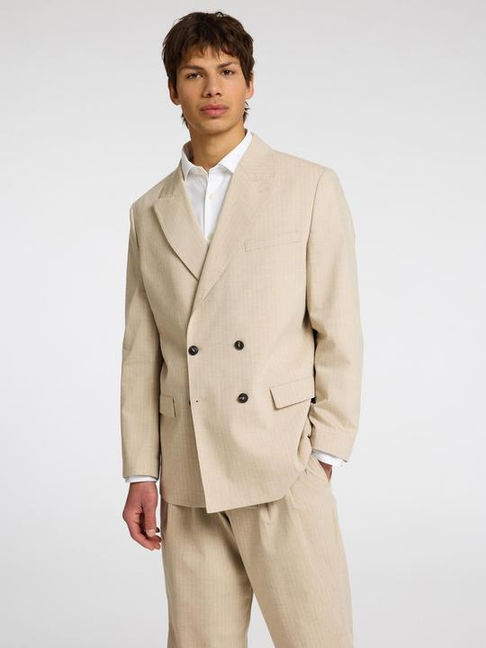 Produktbild Selected Homme Relaxed Fit Nadelstreifen Zweireihiger Blazer (50)