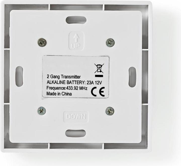 Actual product image Nedis RF Light Switch Double White