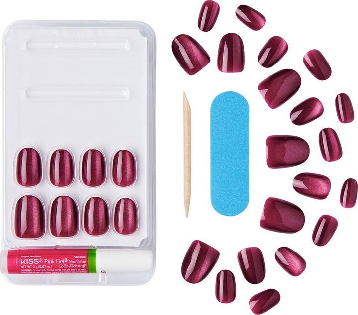 Immagine prodotto KISS Gel Fantasy Magnetic Set Us Free 28 Pcs - Perfect For Stunning Gel Nails (Colla per unghie)