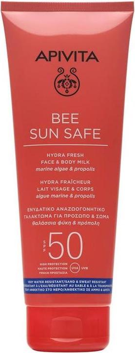 Immagine prodotto Apivita Il sole delle api è sicuro (Latte solare, SPF 50, 200 ml)