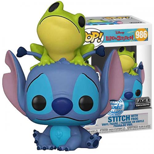 Actual product image Funko POP! Disney Lilo et Stitch - Stitch with Frog Exclusive