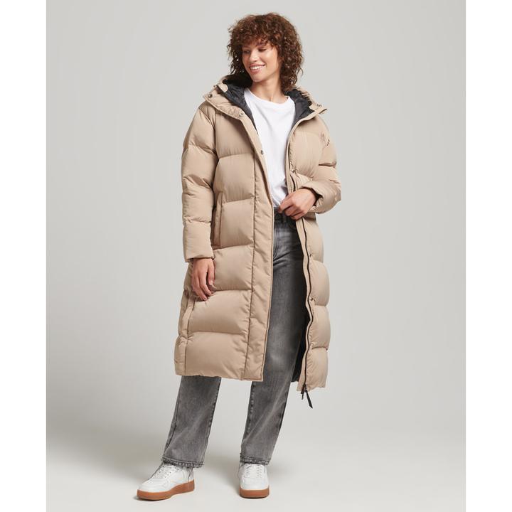 Actual product image Superdry long hooded puffer jacket for (XL)