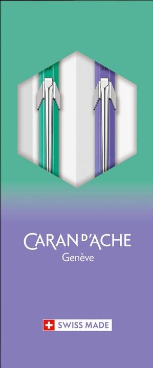 Produktbild Caran d'Ache 849 Set Borealis Sonderedition (Violett, Grün, 2 x)