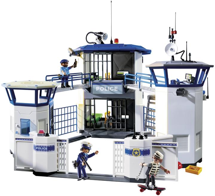 Productafbeelding Playmobil Intl. politiecommandocentrum met gevangenis (6872, Playmobil Stad Actie)