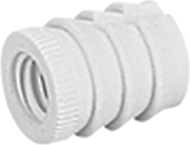 Actual product image Hettich Plastic sleeve no. 100 white M6 thread
