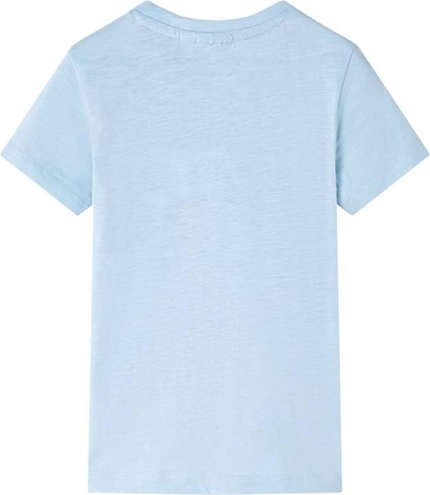 Immagine prodotto VidaXL Maglietta da bambino azzurro 128,Materiale: 100 % cotone,Colore (128)
