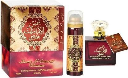 Lattafa Perfumes Shams Al Emarat Khususi With Deo 50ml (Eau de Parfum, 100 ml)