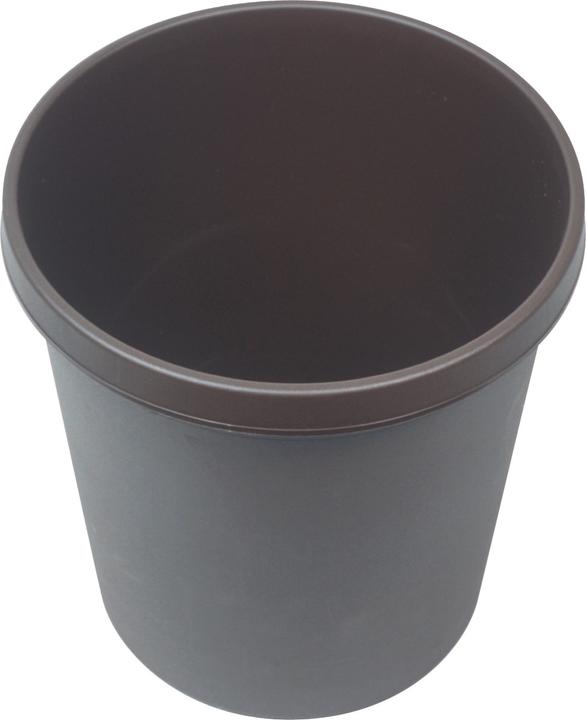 Actual product image Helit Wastebasket 18l brown (18 l)