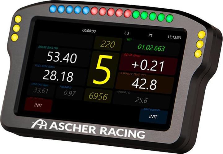 Actual product image Ascher Racing Dashboard 5"