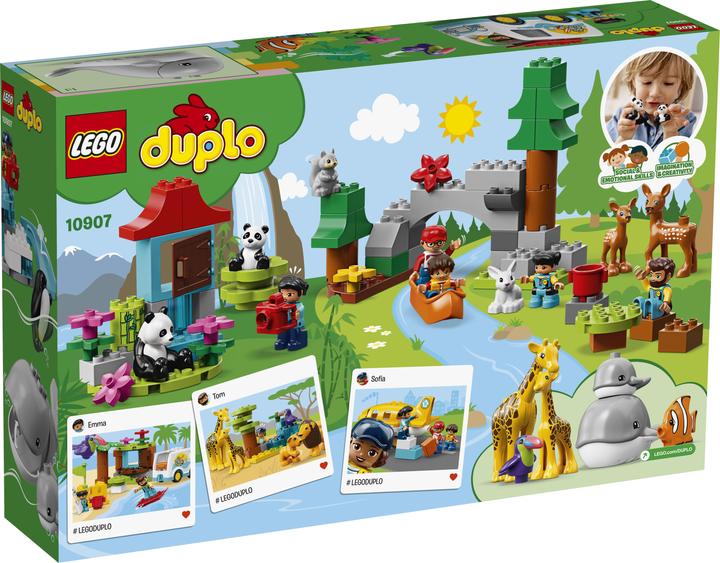 Actual product image LEGO DUPLO Animals of the World (10907)
