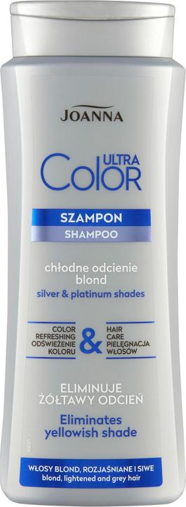 Produktbild Joanna Ultra Color System Shampoo Forond Lightened & Grey Hair (400 ml, Flüssiges Shampoo)