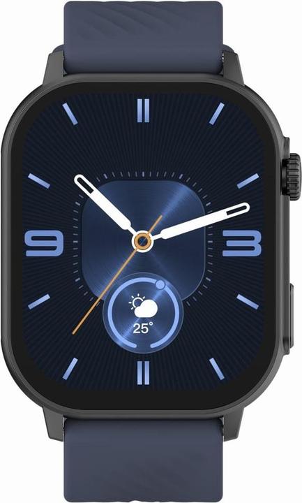 Actual product image Gravity GT15-12 Damen-Smartwatch, marineblaues Silikonarmband + schwarzes Armband